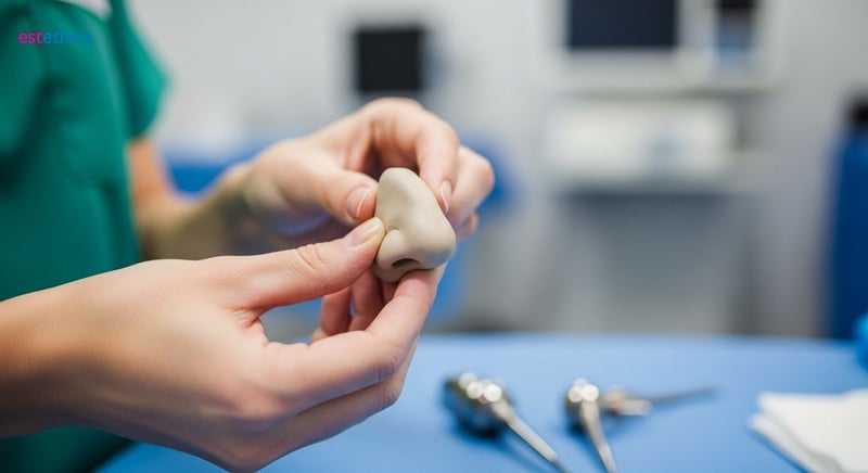 Préparation sereine pour chirurgie du nez