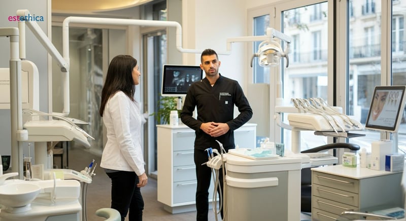 Image d'implants dentaires avec explication