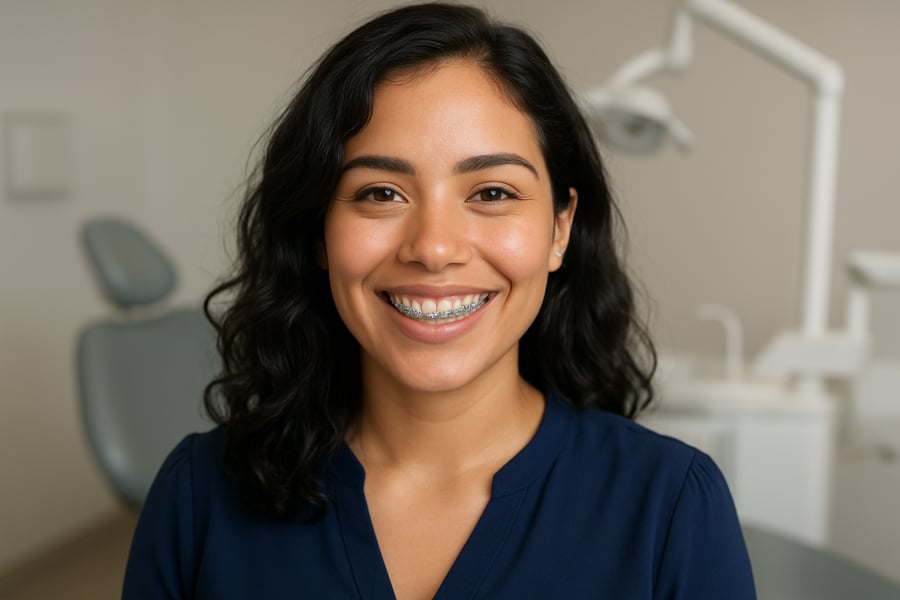 Confident Smile With Stylish Braces