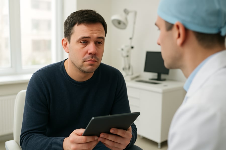 Consultation for Deviated Septum Correction