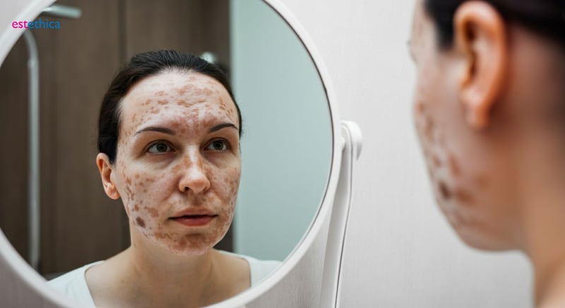 Corrección de hiperpigmentación: Exfoliación química vs. Tratamiento láser