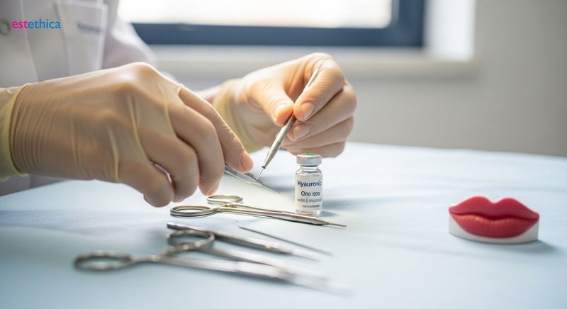 Corrección de labios para armonía facial