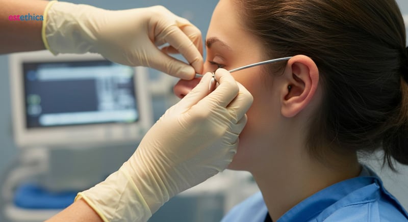 Ear pinning surgery for correcting protruding ears