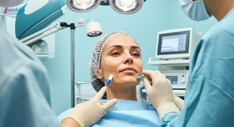 Cosmetic surgery consultation for facial goals
