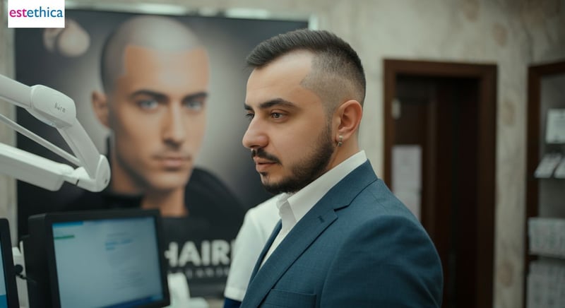 Cum funcționează transplantul de păr, imagine explicativă