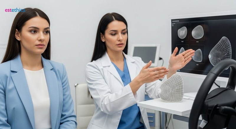 Силиконови гърди преди и след