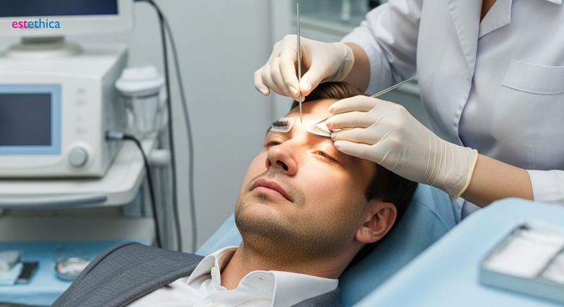 Восстановление бровей до и после