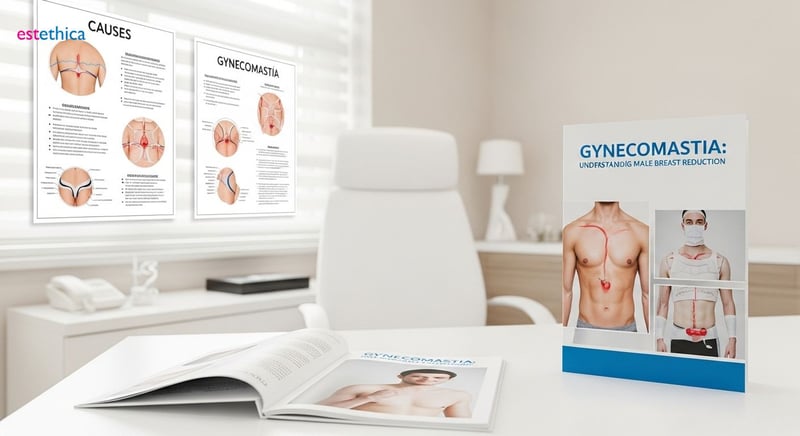 Enlarged male breasts, gynecomastia explanation