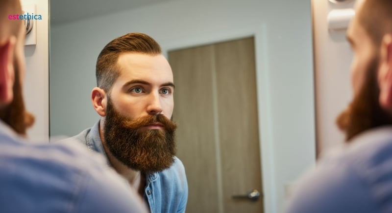 Injerto de barba para mejorar densidad y estética facial