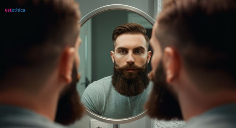 Densité de barbe optimale pour un look naturel