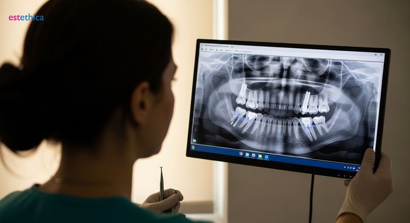 Dental implants before and after transformation