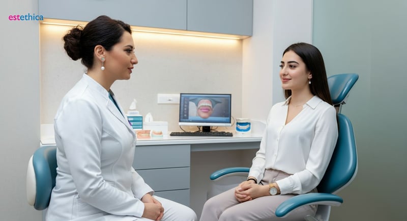 Dental veneers enhancing a personalized smile