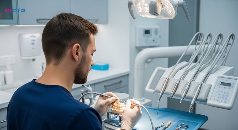 Zahnimplantat Behandlung Ablauf