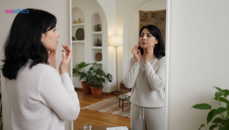 Bilder vom Heilungsverlauf nach Nasen-OP