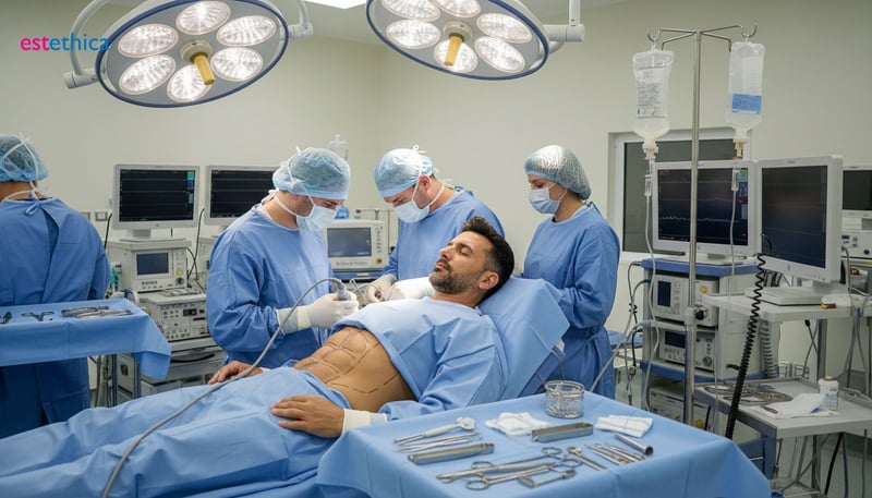 Bauchmuskeln operativ formen: Die Methode