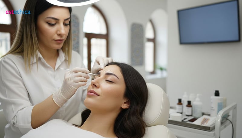Brow Lifting für Natürliche Augenbrauen durch Lifting