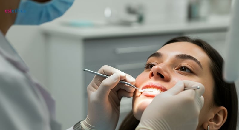 Veneers Anbringungsprozess