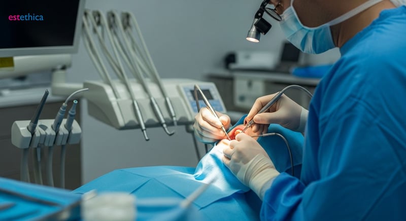Behandlungsablauf für Implantatzahn