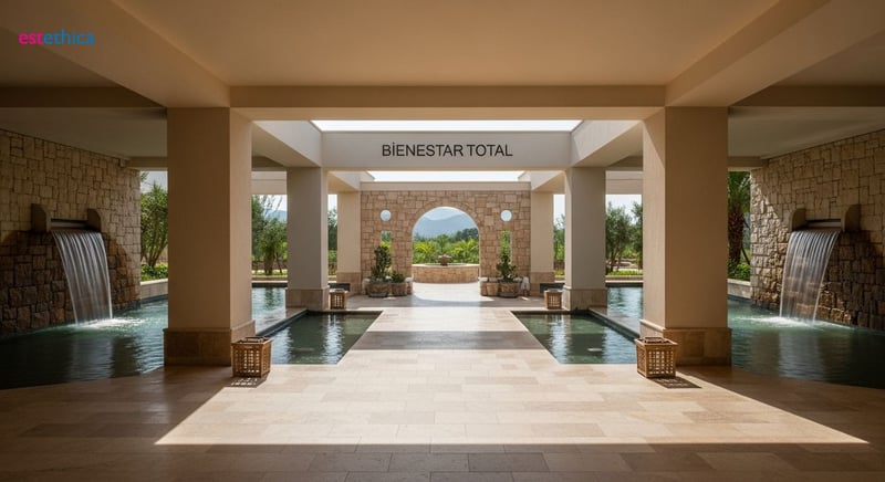 Balneario curativo para salud óptima