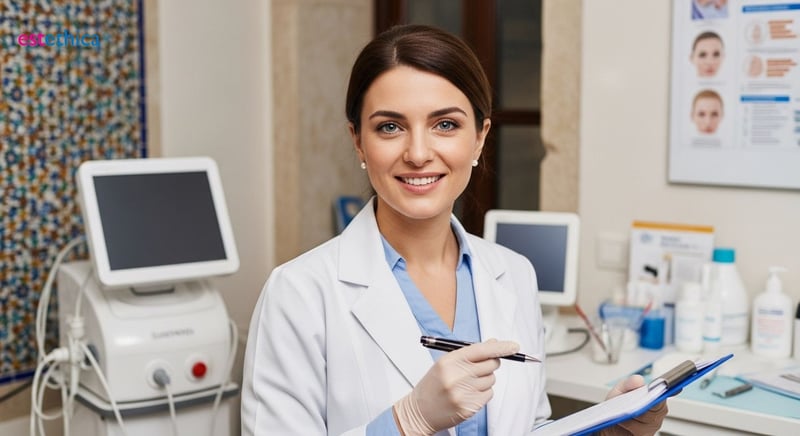 Behandlung von Hautflecken für ein gesundes Hautbild