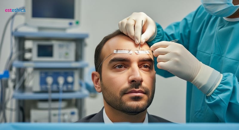 زراعة الحواجب بتقنيات الاقتطاف وDHI