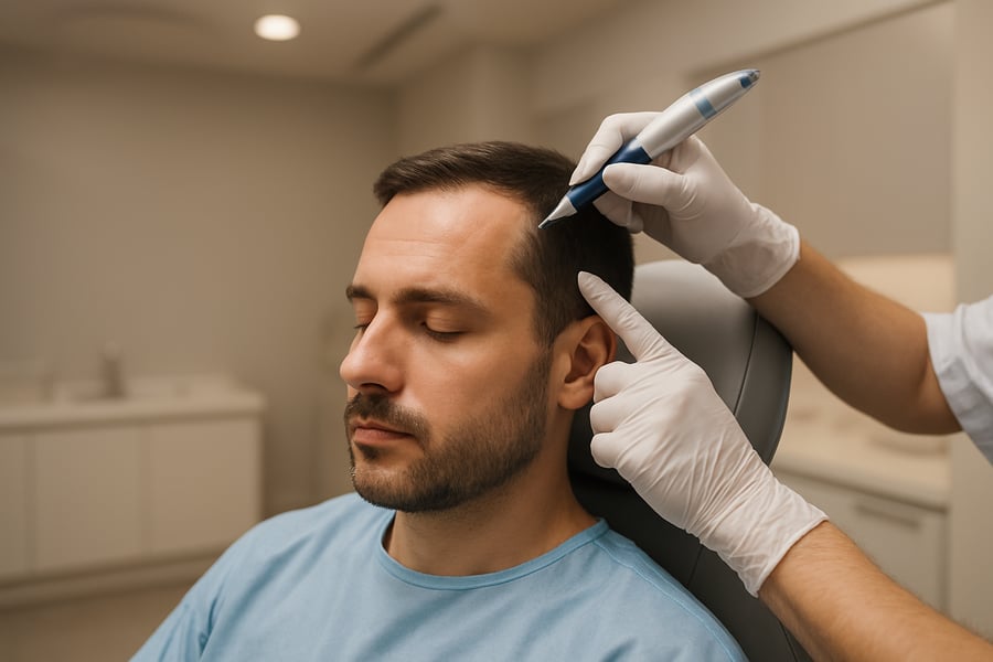 DHI Hair Implantation Procedure in Turkey