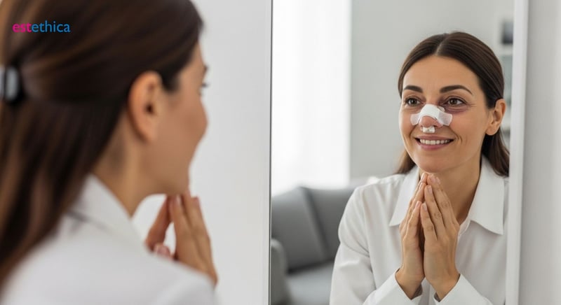 Nasenkorrektur Ergebnisse: Vorher Nachher Bilder