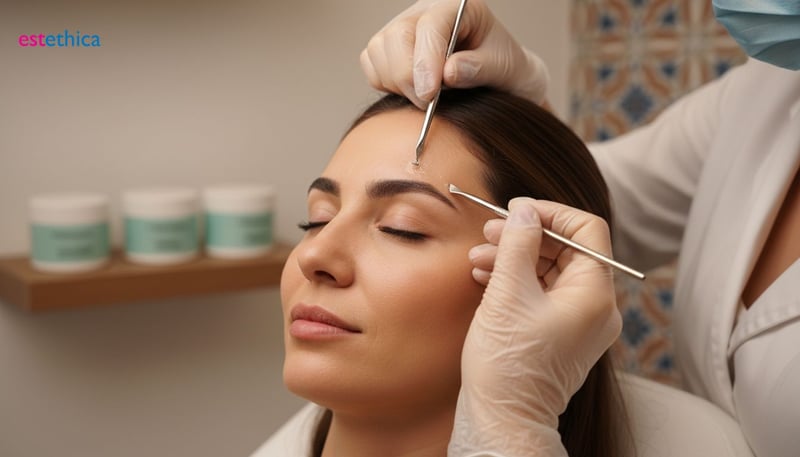 Die Augenbrauenlifting Dienstleistung: Ablauf und Dauer