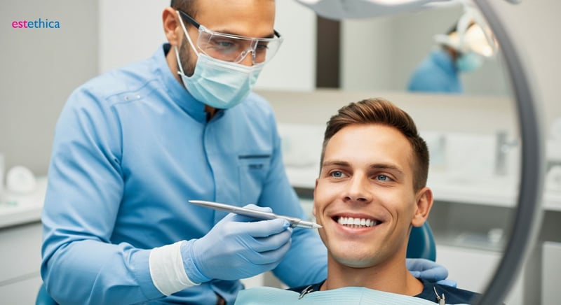 Diseño de sonrisa personalizado con IA en estética dental