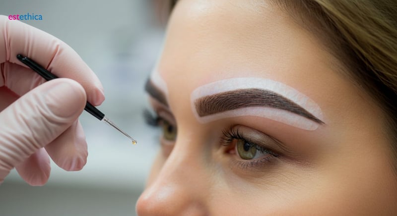 Diseño y densidad en restauración de cejas natural