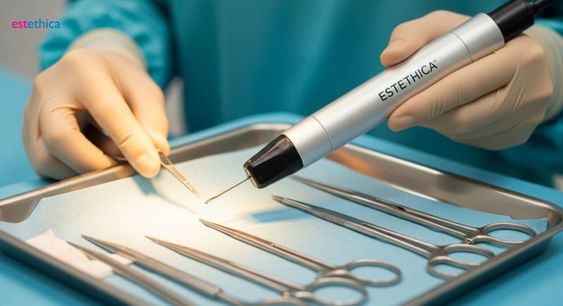 Droopy eyelids correction with eyelid lift procedure