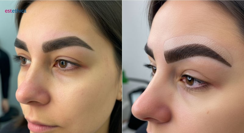 نتائج زراعة الحواجب: قبل وبعد