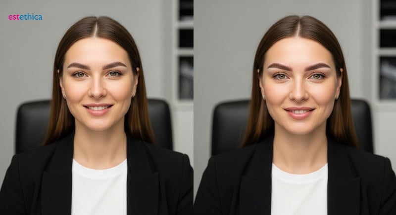 Пересадка бровей: результат до и после