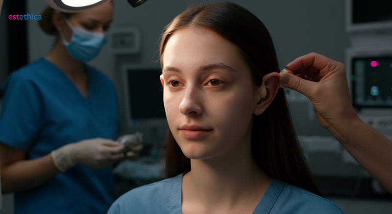 Ear pinning surgery for balanced look