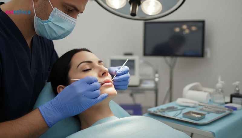 Recuperación post-cirugía de labio superior