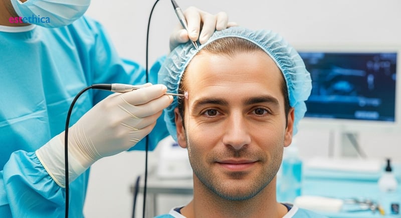 Resultados Naturales del Trasplante de Cabello FUE