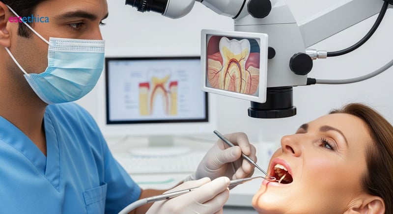 Procedimiento de tratamiento de canal dental paso a paso