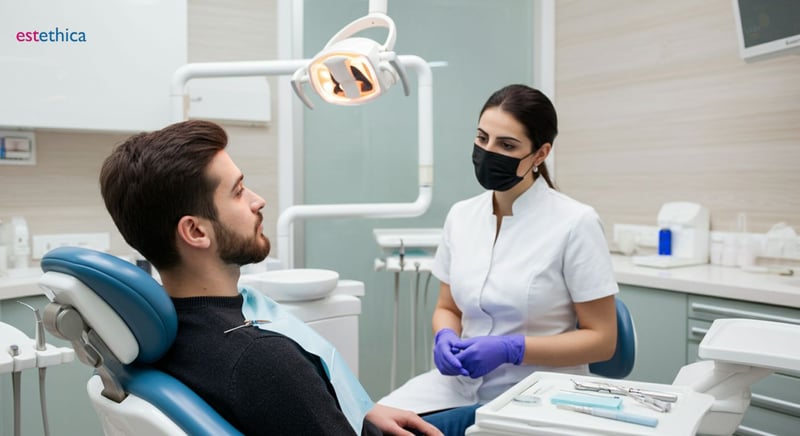 Proceso del relleno dental explicado