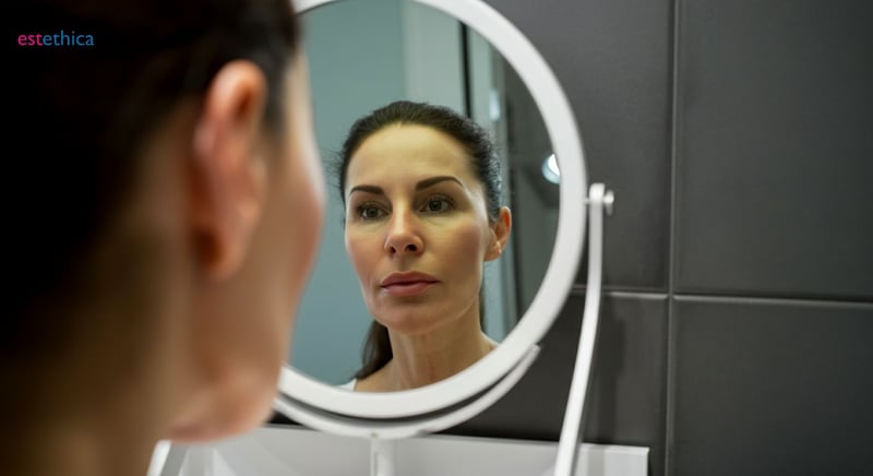 Mujer con labios resaltados, mitos y realidades del levantamiento de labios