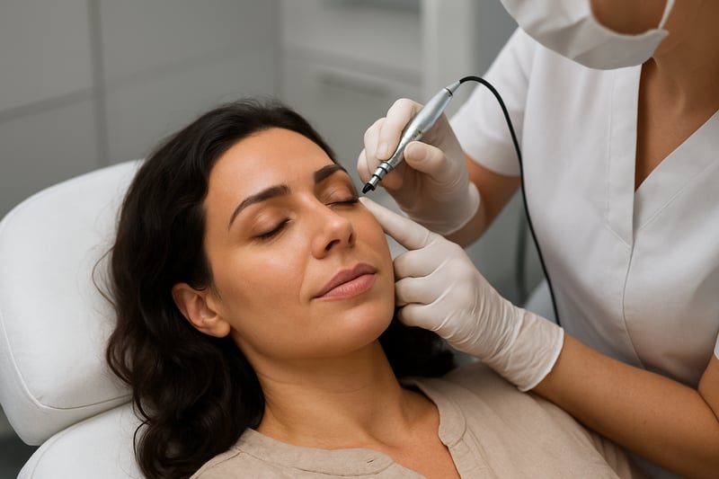 Esecuzione tecnica microblading sopracciglia