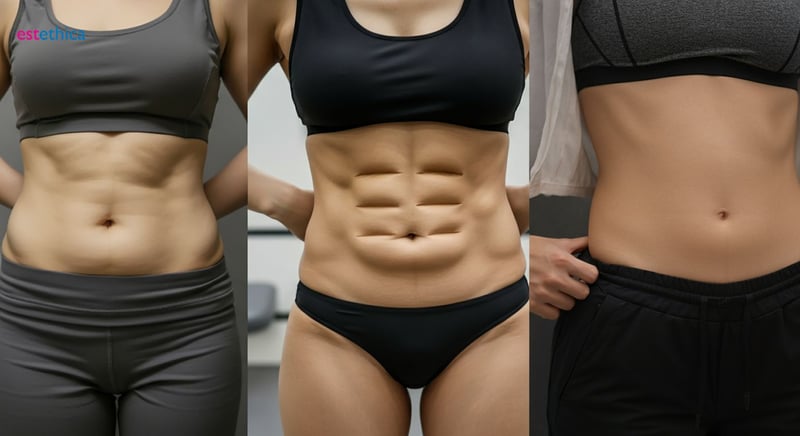 Options esthétiques pour silhouette abdominale masculine