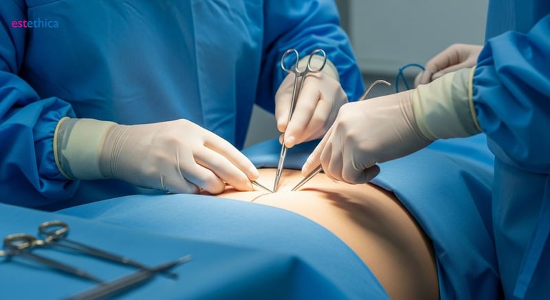 Exces de piele abdominală și mușchi slăbiți: Soluția Abdominoplastie