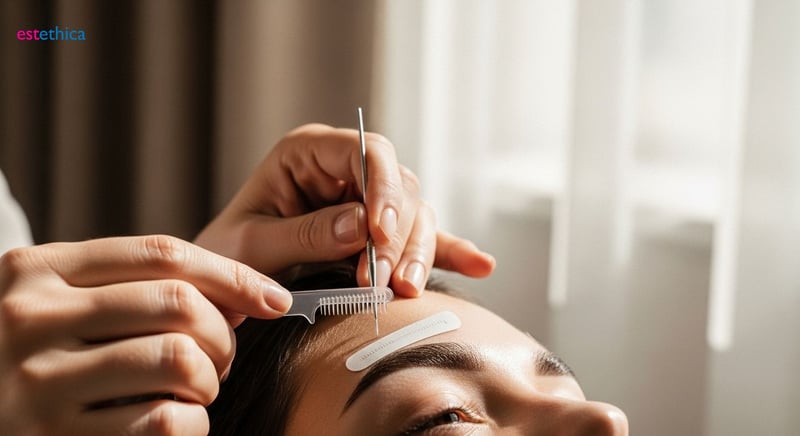 Eyebrow hair transplant for sparse brows