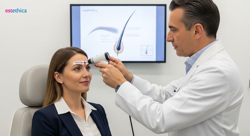 Eyebrow Hair Transplant Steps
