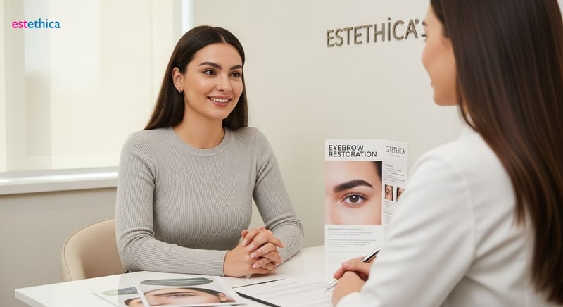 Eyebrow transplant for fuller, natural brows