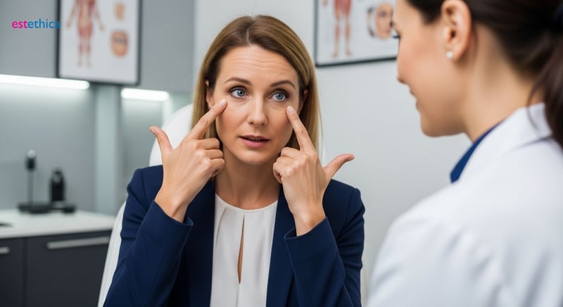 Eyelid surgery for hooded eyes