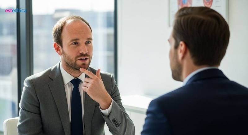 Beard transplant before and after