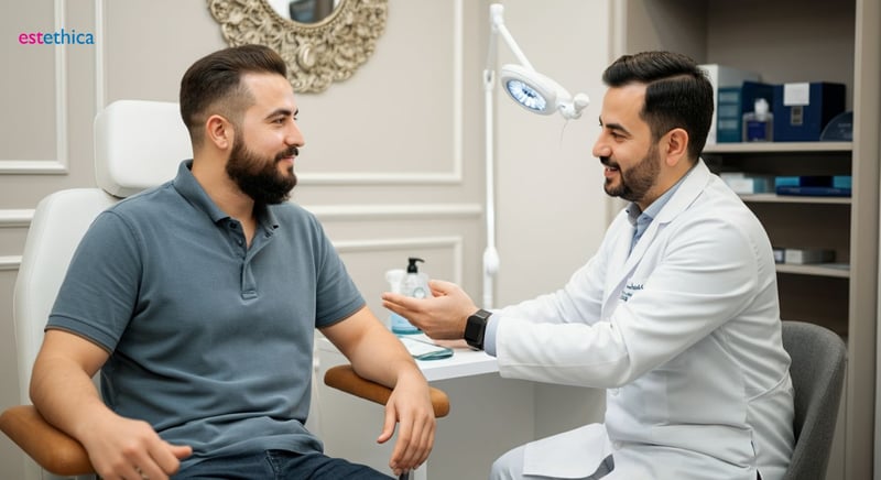 Facial hair transplant for a timeless look