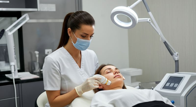 Non-invasive facial rejuvenation skin treatments