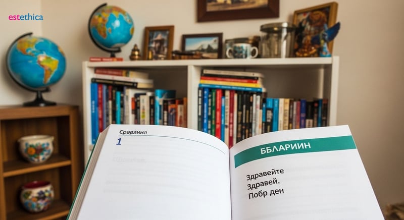 Здравей на български език